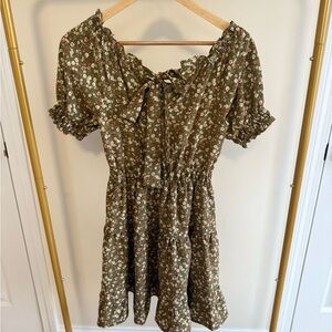 Floral Off-Shoulder Dress